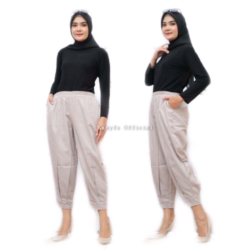 HINATA PANTS JOGGY PANTS // CELANA TULIP KATUN TWILL KANTONG