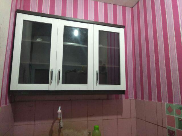 Ksa 2663 Graver Kitchen Set 3 Pintu Atas Kaca Anata