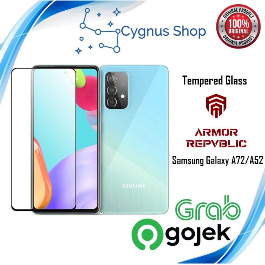 Tempered Glass Armor Repvblic For Samsung Galaxy A72 - A52 Screen Protector