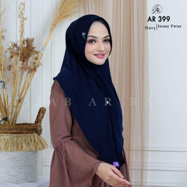 Hijab Ar Rafi AR 399 hijab instan new arrival || INAYAHHIJAB-Navy