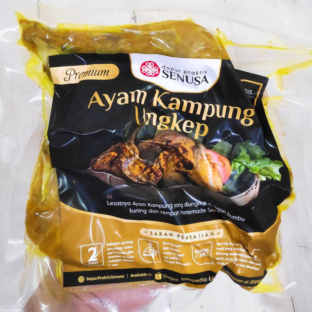 AYAM KAMPUNG UNGKEP BUMBU KUNING (1 EKOR) / AYAM KAMPUNG HALAL SIAP GORENG | Shopee Indonesia