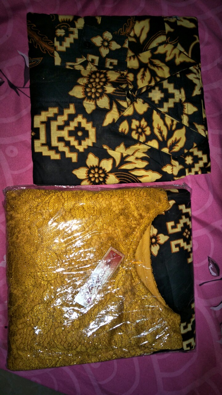 Zola_batik Batik Couple Gamis Brokat 2564 - Cinderella Cendrawasih #3