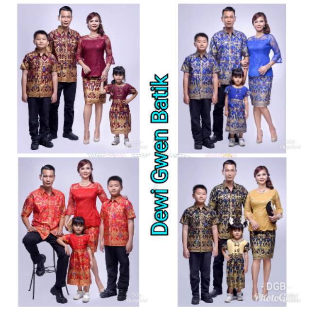  SARIMBIT  BATIK  KELUARGA seragam keluarga rok dan  blouse 
