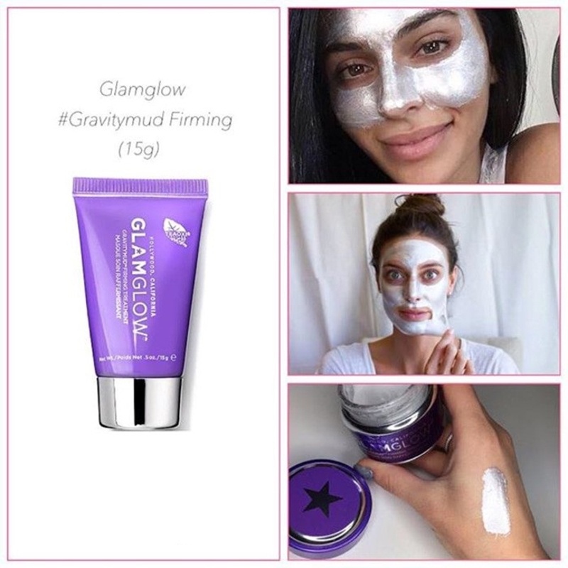 Glamglow tube travel size supermud gravitymud youthmud flashmud powermud thirstymud mud mask