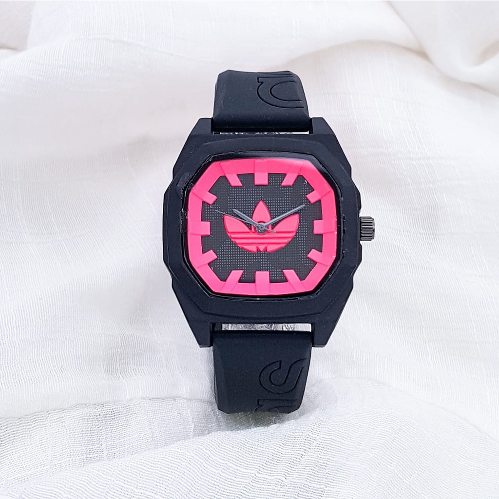 Adidas Jam Tangan Analog Tali Karet Sport Unisex Pria Wanita