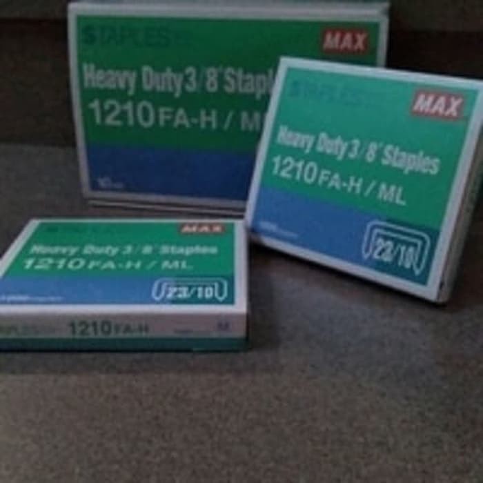 

PROMO ISI STAPLES MAX 12/10 / ISI STAPLES MAX 1210 (PER PAK) +LT3
