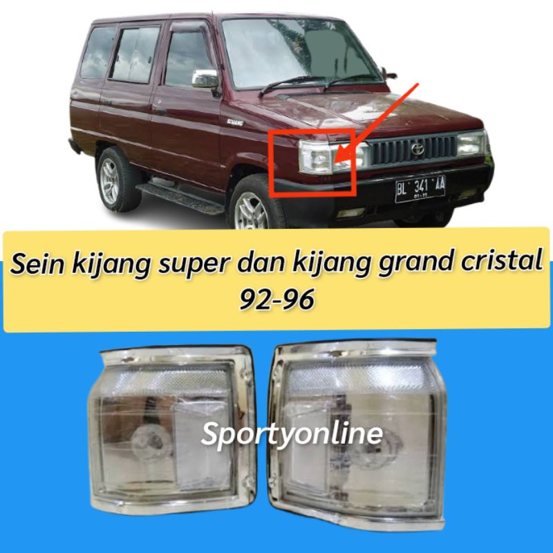 lampu sein samping kijang grand kijang rover kijang grand shot 95 cristal