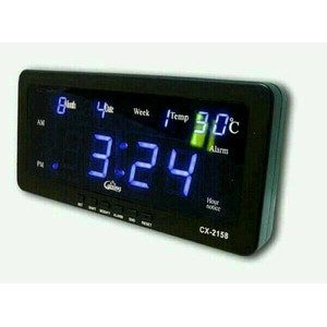 Jam Digital LED Meja/Dinding Lcd Clock Caixing CX-2158 Termurah.