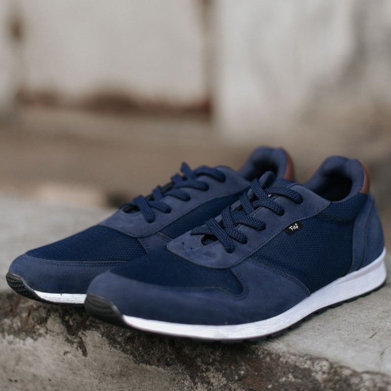 VICTORY NAVY |ManNeedMe x FSTP| Sepatu Sneakers Pria Running Shoes