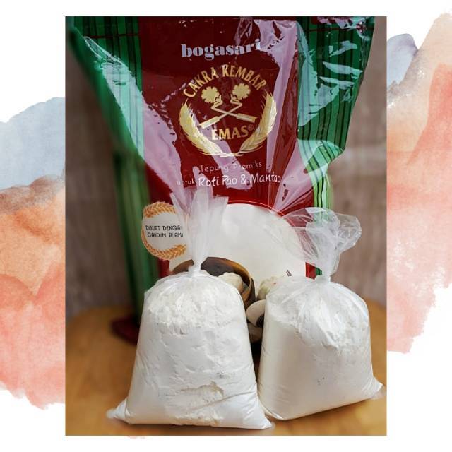 Tepung pao / bakpao cakra kembar mas bogasari repack 1kg