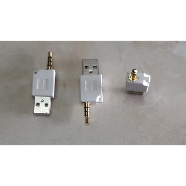 3.5mm Audio to USB A Male Adapter