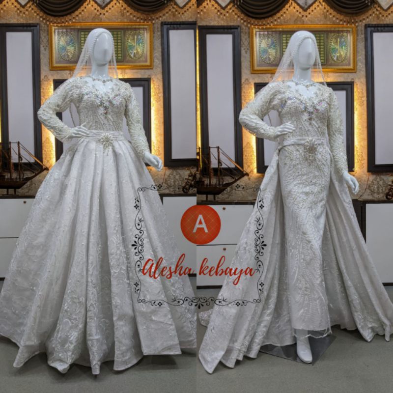 Gaun pengantin 2in1/Wedding dress