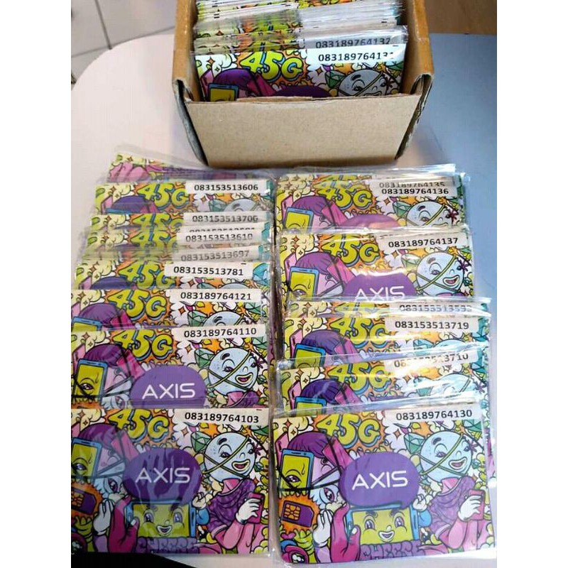 kartu axis 100GB
