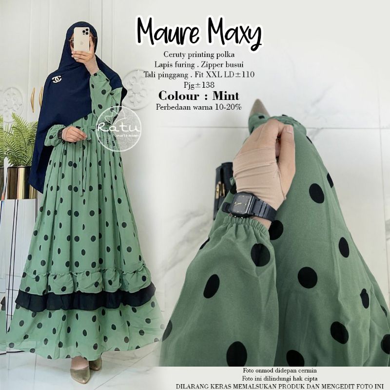 MAURE MAXY | CERUTY PRINTING POLKA BUSUI FRIENDLY BY RATU