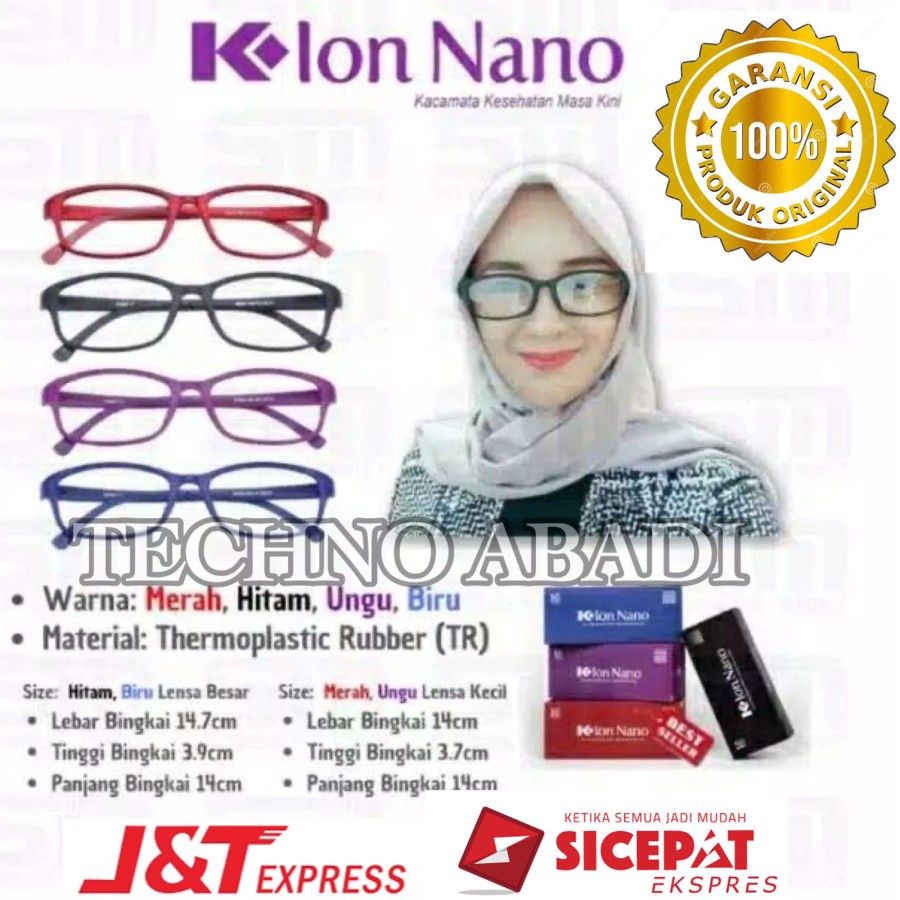 KACAMATA K-ION ANTI RADIASI KOMPUTER - HP TV KACAMATA K ION NANO ORI