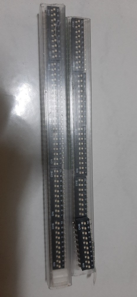 5pcs Toggle Switch Dip Smd 1/2/3/4/5/6/8/10pin Slide Switch Socket 1 2 3 4 5 6 8 10 Bits Pitch 2.54mm Black Snap Switch