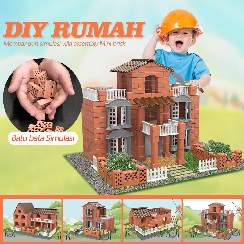 Jual DIY miniatur rumah adat miniatur rumah diy Mini Rumah Rumah Boneka