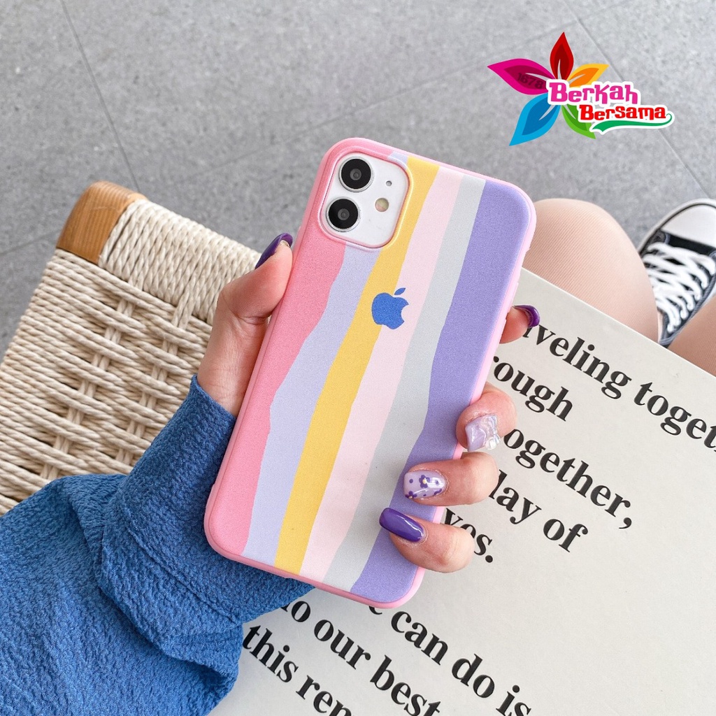 ss046 softcase rainbow ip 6 7 7+ x xs bb5561