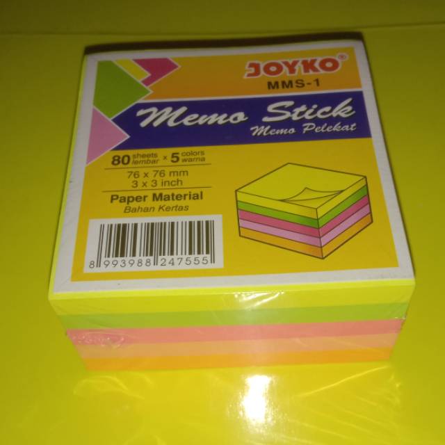 

Memo stick/memo warna warni mms 1