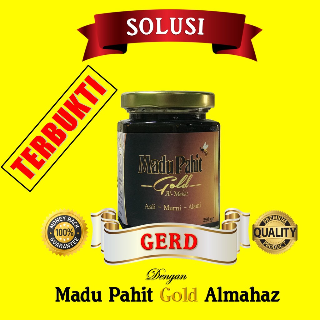 MADU OBAT SOLUSI MAAG ASAM LAMBUNG GERD MADU PAHIT HITAM HUTAN ALMAHAZ