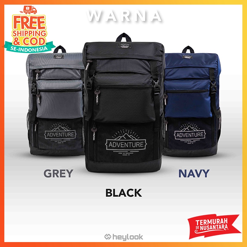 [BISA COD] Backpack Multifungsi Waterproof Tas Ransel Pria Besar Anti Air Tas Outdoor Cowok Anti Air