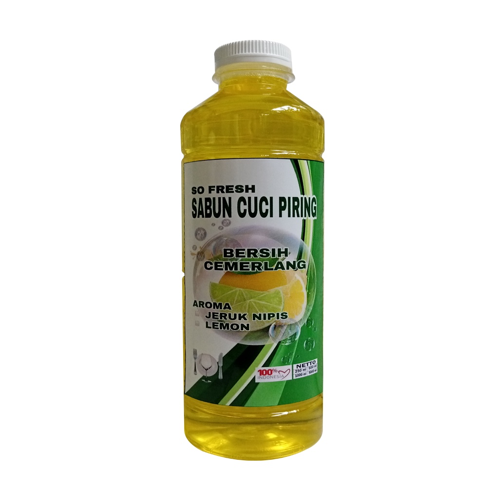 SABUN CUCI PIRING LEMON 500 ML (SO FRESH CAIRAN PENCUCI PIRING)