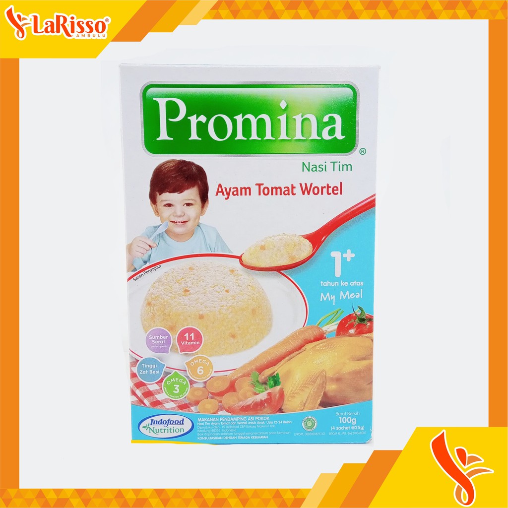 

PROMINA NASI TIM 100GR RASA AYAM TOMAT WORTEL