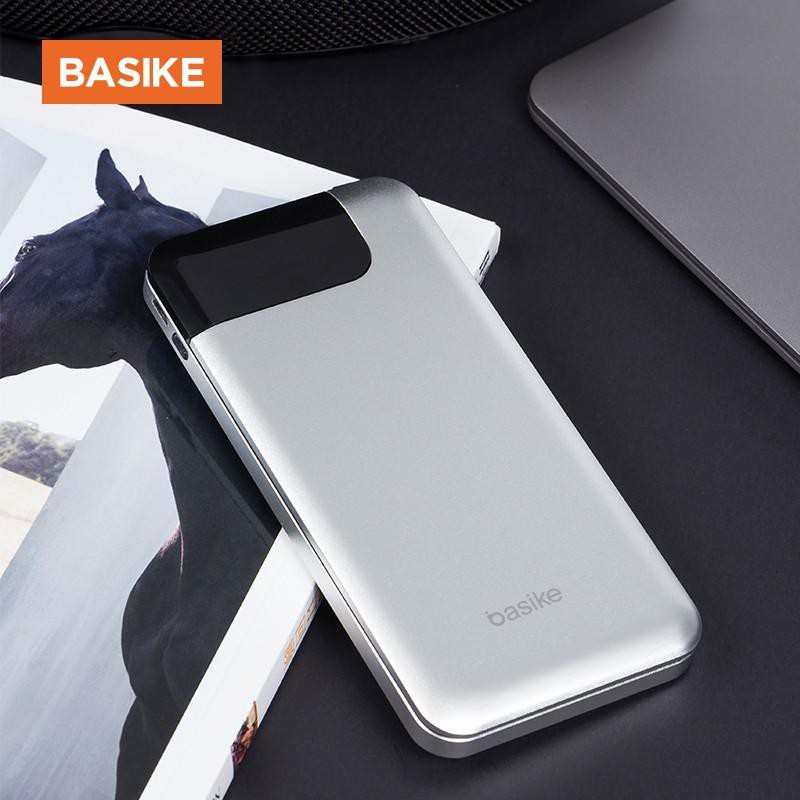 PowerBank Mini Murah Power Bank Dual USB LED BASIKE 10000 mAh Fast Charging iphone Xiaomi Samsung