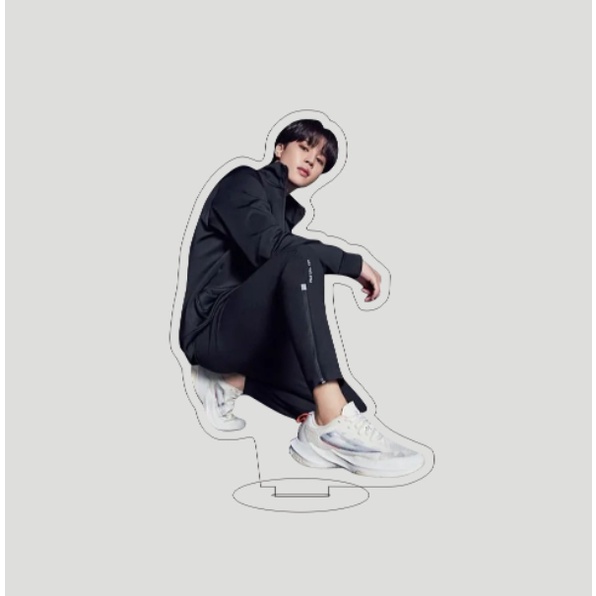 Action Figure Kpop Bts Boys Bahan Akrilik Transparan