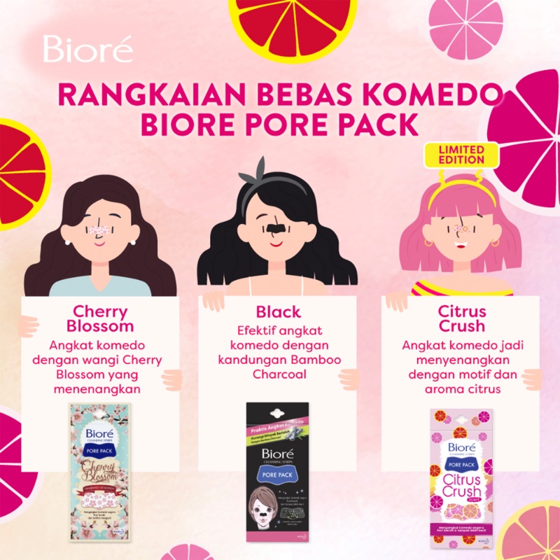 BIORE PORE PACK / UNTUK KOMEDO