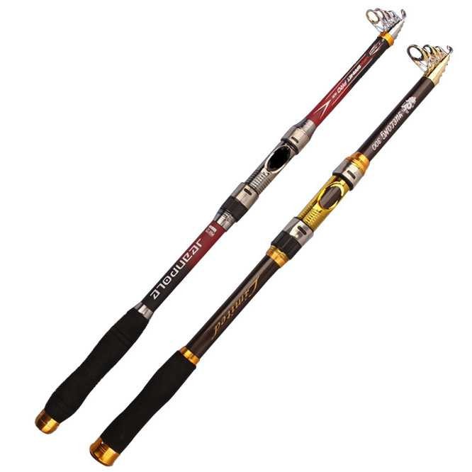 Joran Pancing Laut Portable Telescopic Carbon Fiber Rod 3.0M / 7 Joran Pancingan Ikan Laut  3.6M / 7