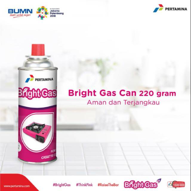 Tabung Gas Kaleng Portable Bright Gas Kaleng BrightGas Can