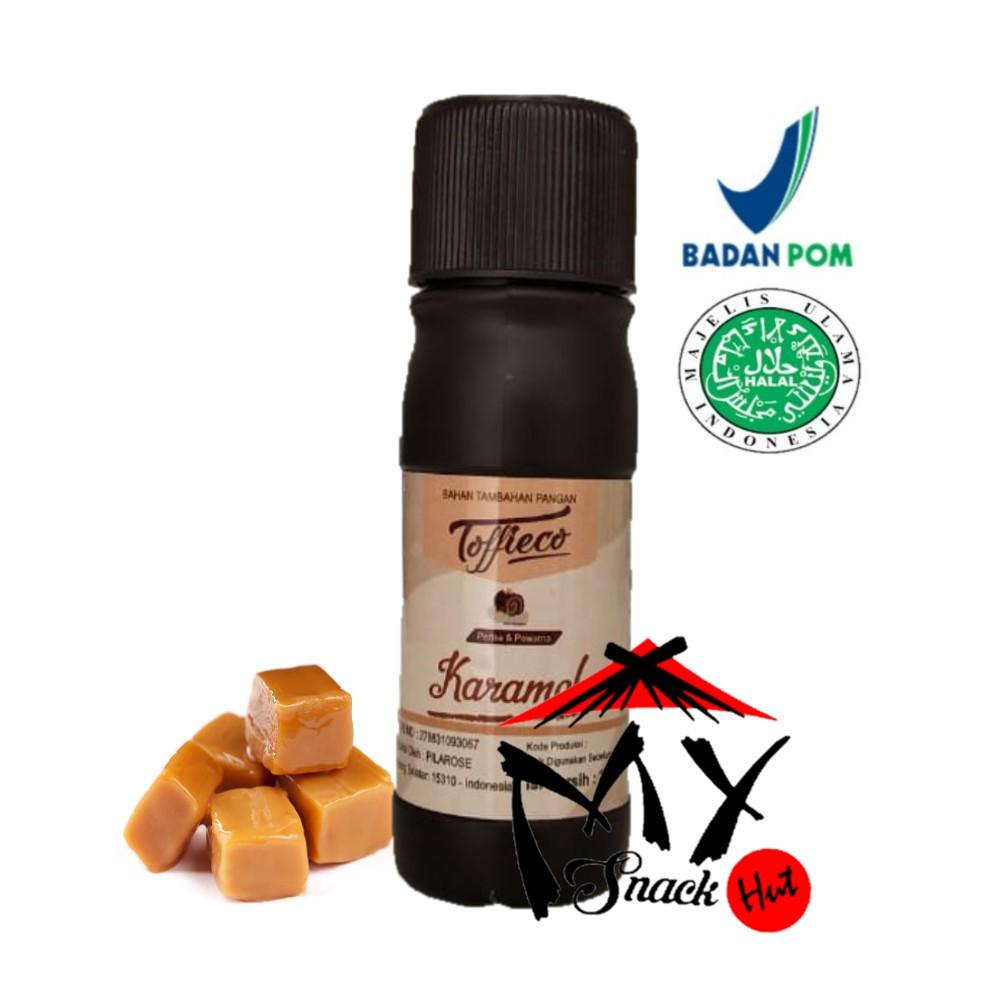 

TOFFIECO FLAVOUR CARAMEL 25ML - TOFIECO ESSENCE KARAMEL - ESEN FLAVOR ESENSE LIQUID HALAL MUI Berkualitas