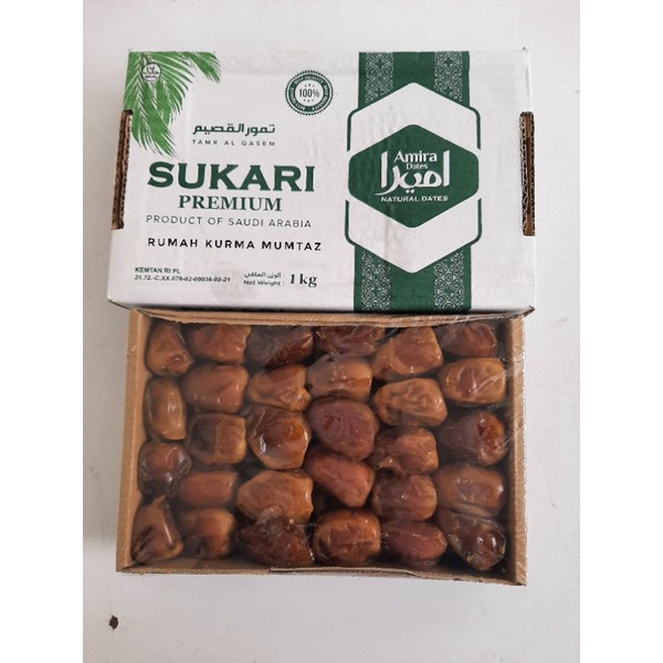 Jual Kurma Sukari Premium Amira 1kg Shopee Indonesia 3511