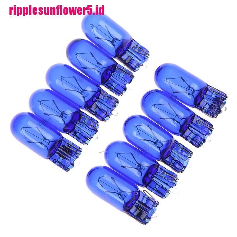 10pcs Lampu Depan xenon halogen T10 168 W5W 5W 12V