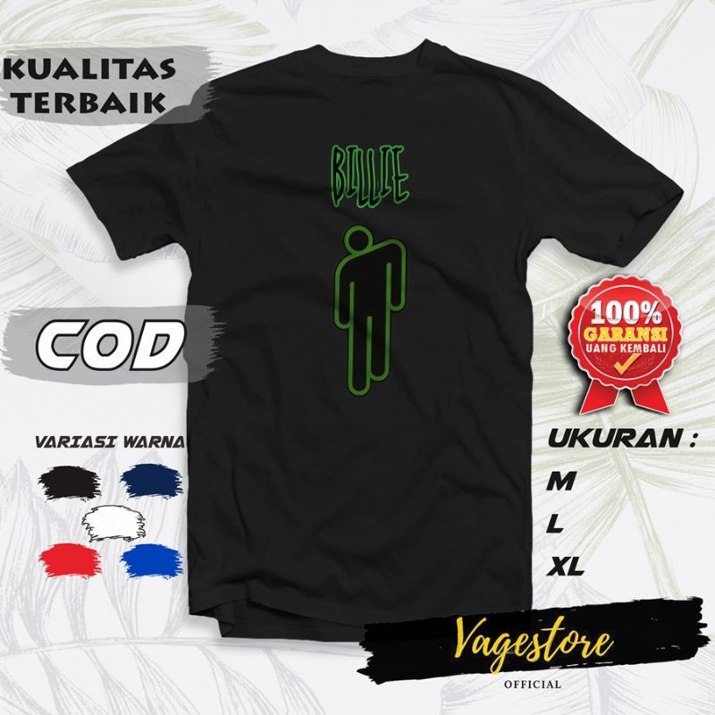 PAKAIAN ATASAN BAJU KAOS BILLIE BILIE EILISH ELISH UNIQLO ORIGINAL H&M MURAH