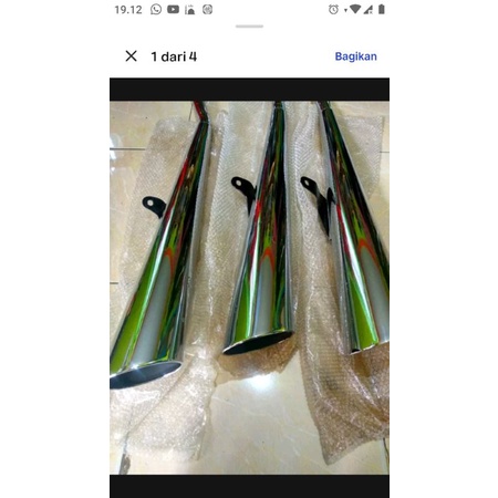 SLENCER KNALPOT STANDARAN BUAT ROBAHAN ALL MOTOR GL PRO -GL MAX MGA PRO OLD CB- 100 GL 100 ORIGINALJIIALING