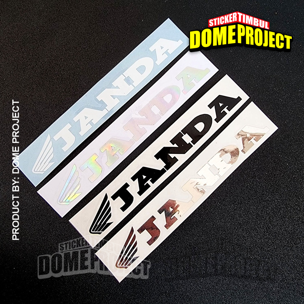 STIKER MOTOR CUTTING JANDA 5 VARIAN WARNA