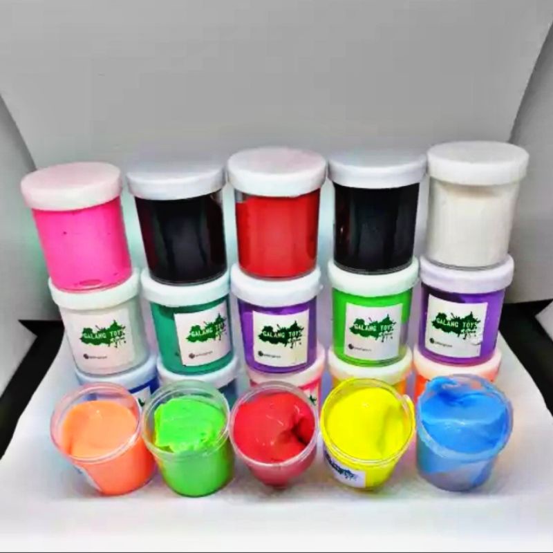 SLIME WANGI WARNA WARNI TOPLES KECIL isi 20pcs/pack