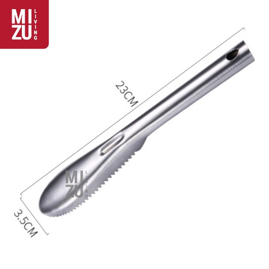 JAWS Fish Scaler Alat Pembersih Sisik Ikan JUMBO Stainless Steel