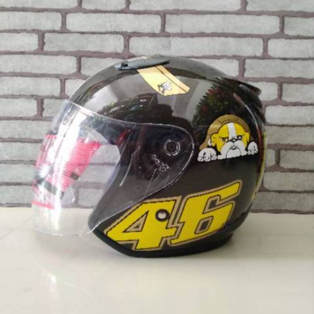 Helm Centro motif VR46 Tavulia