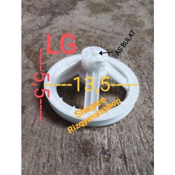 PULLY PULLI GEAR BOX MESIN CUCI LG 2 TABUNG WP-1460R WP-1660R WP-1250R DLL