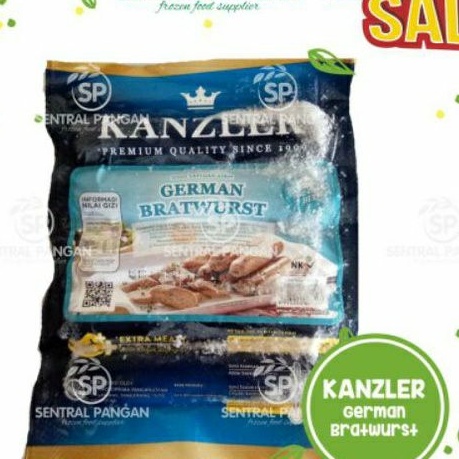 

Kanzler German Sosis Bratwurst 500gram