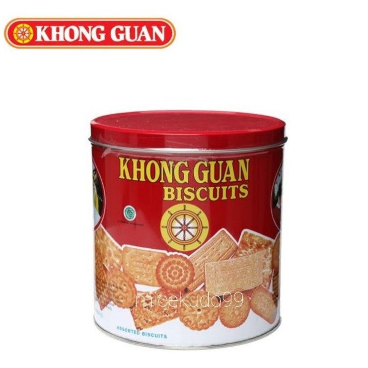 

KHONG GUAN BISCUIT 650 GRAM KALENG BUNDAR BULAT / ASSORTED BISKUIT