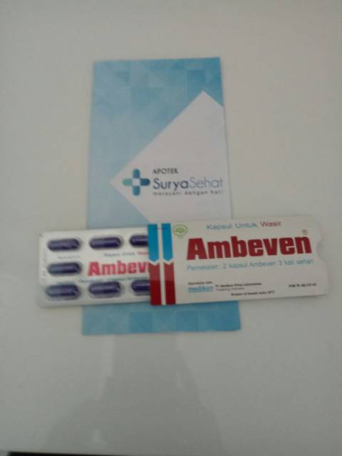 Ambeven 1 Blister isi 10 Kapsul - Obat Wasir - Ambeien