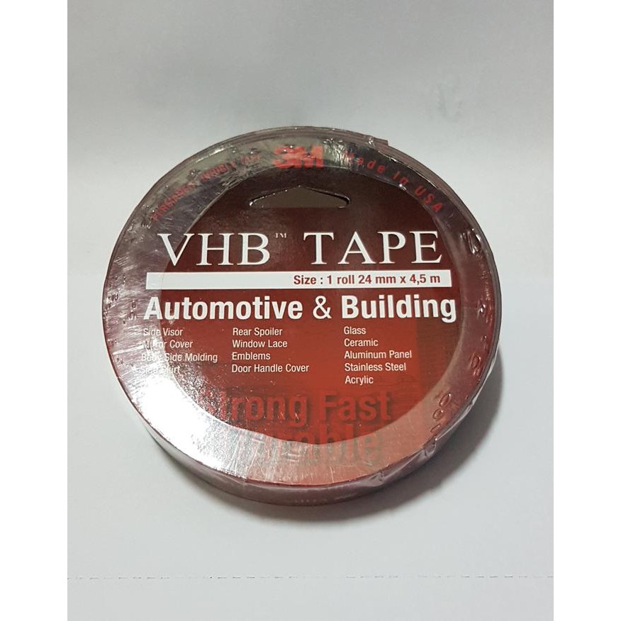 

[[BISA COD]] Double Tape 3M VHB 24mm x 4,5M MURAH Kode 362