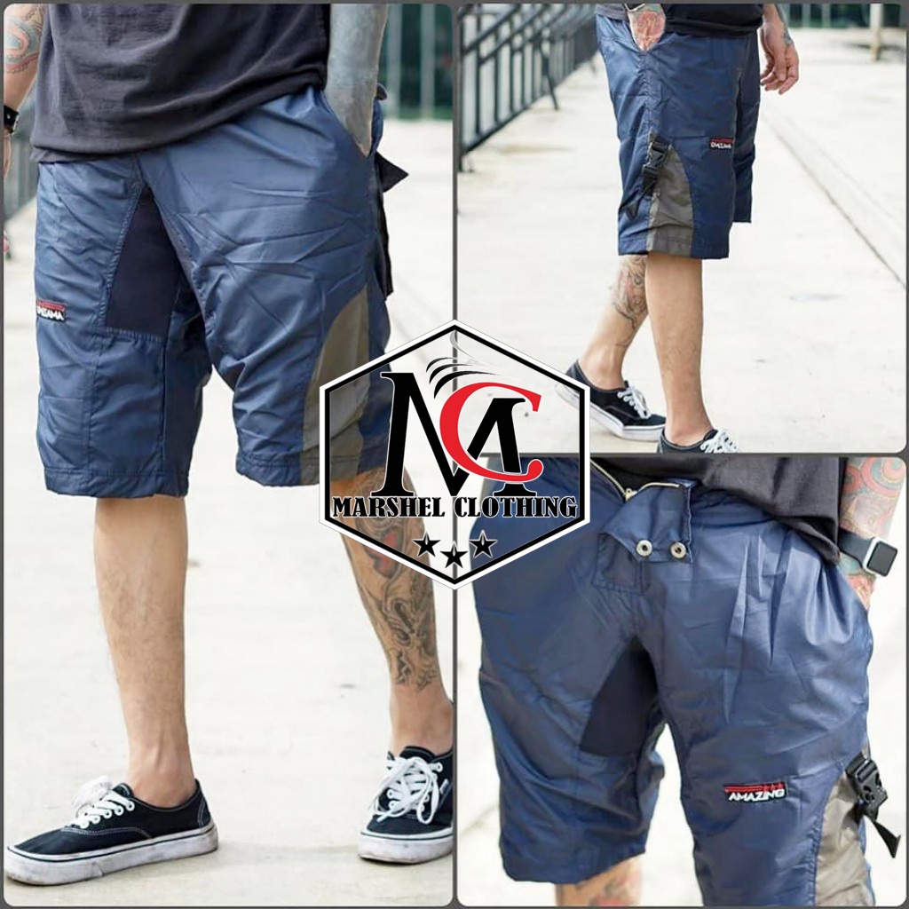 RCL - Celana Pendek Amazing 003 / Celana Cargo Waterproof / Celana Kargo Pendek Murah S.M.L.XL