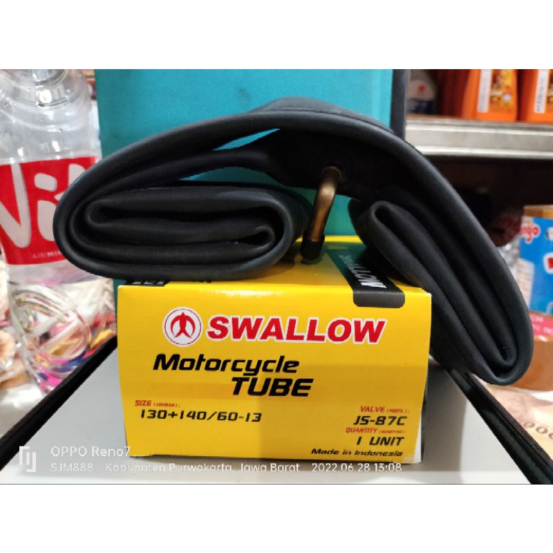 BAN DALAM MOTORO NMAX SWALLOW BELAKANG 130/140/60 RING 13