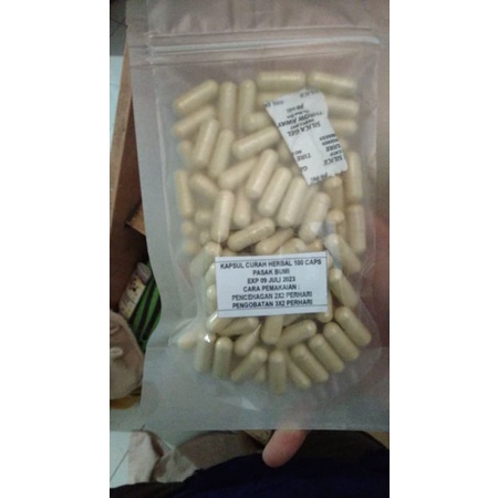 Pasak bumi tongkat ali kapsul obat herbal asli original 100% dari kalimantan alami isi 100pcs