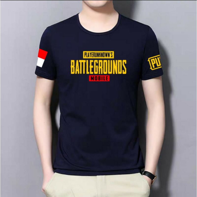 BAJU KAOS OBLONG PRIA PUBG ATASAN TSHIRT COWOK DISTRO LENGAN PENDEK